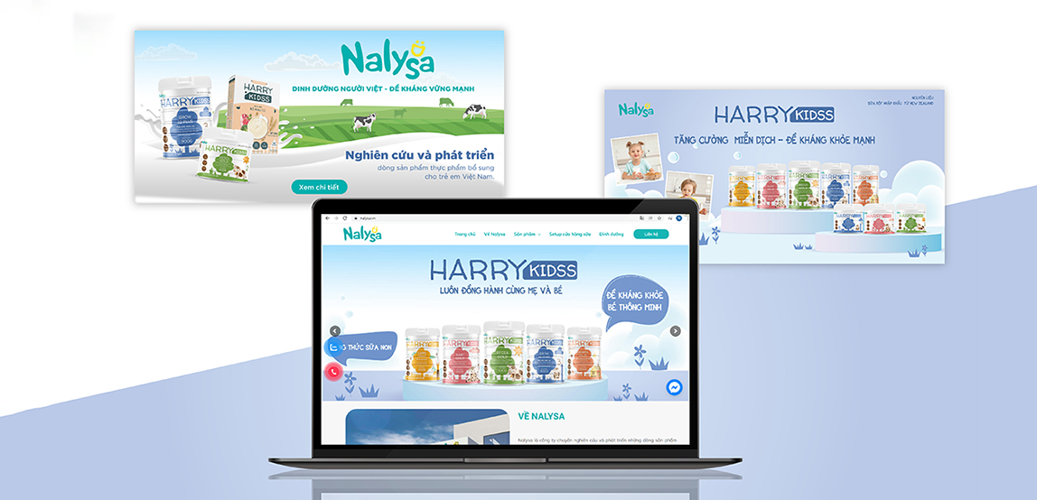 Thiết kế web sữa bột nalysa