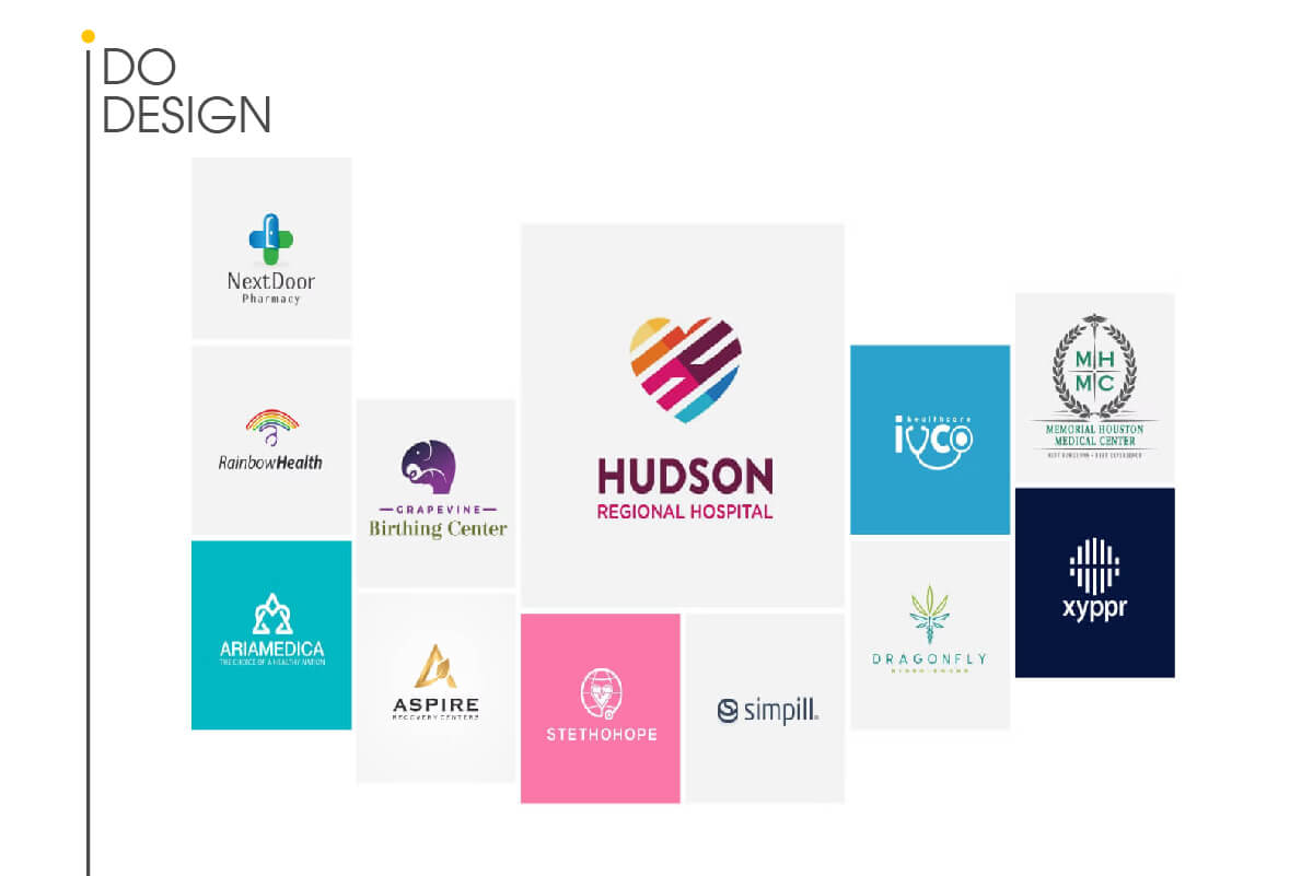 10 mẫu logo bệnh viện, phòng khám nổi tiếng hàng đầu thế giới