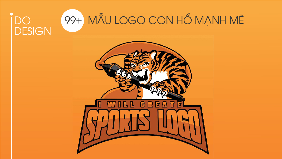 99+ thiết kế logo con hổ mạnh mẽ