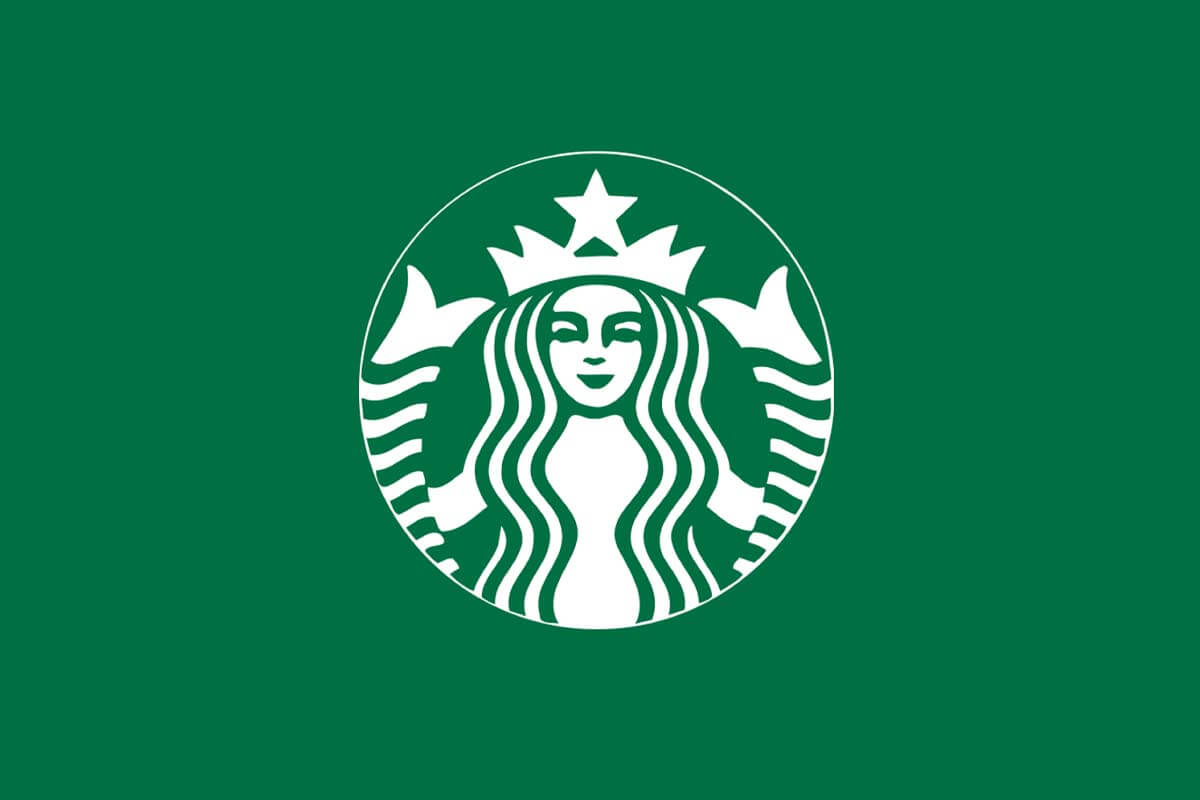 Logo màu xanh lá cây của Starbuck tượng trưng cho phong cách của thương hiệu