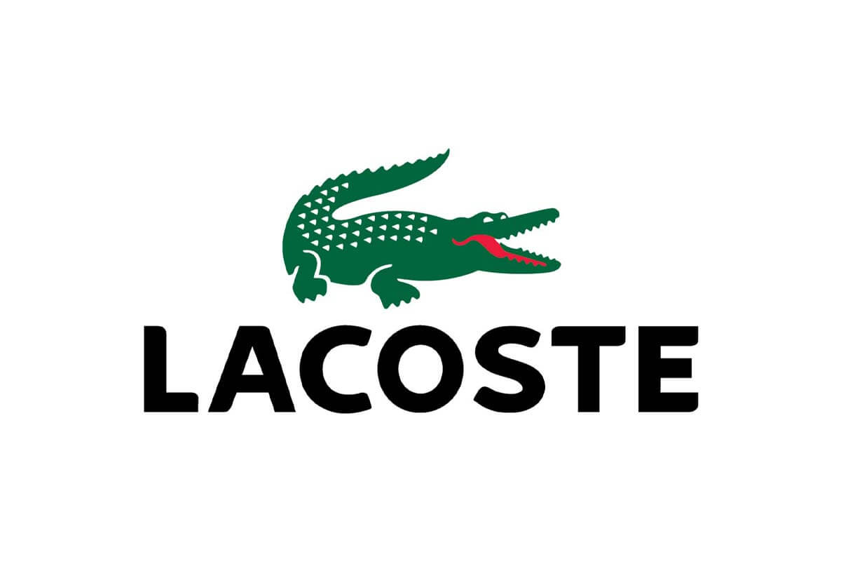 Logo màu xanh lá cây của Lacoste tạo cảm giác tươi mới, năng động mà doanh nghiệp muốn truyền đến khách hàng
