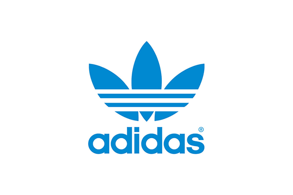 Logo màu xanh dương Adidas mang đến sự năng động, tươi mới