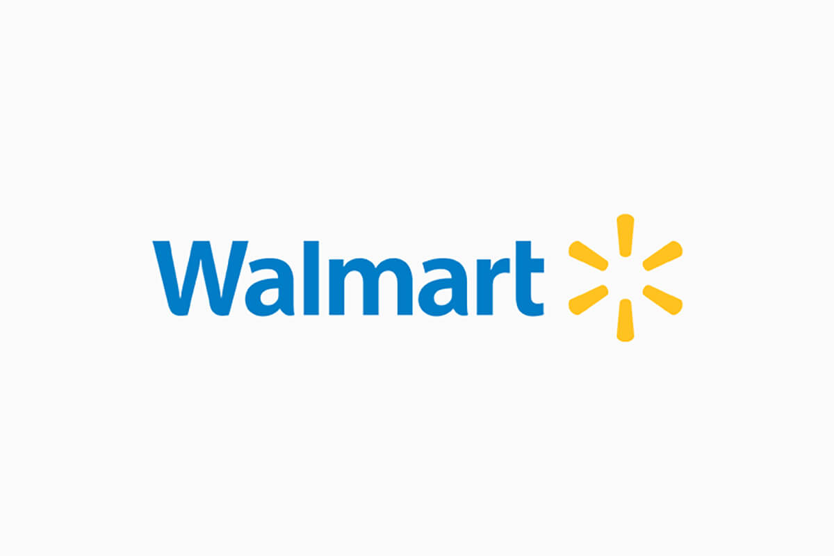 Logo màu xanh dương của Walmart thể hiện sự thân thiện, nhiệt tình gửi đến khách hàng