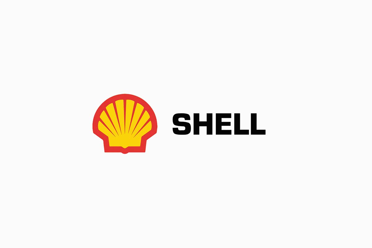 Logo màu vàng của Shell tựa như hình vỏ sò độc đáo