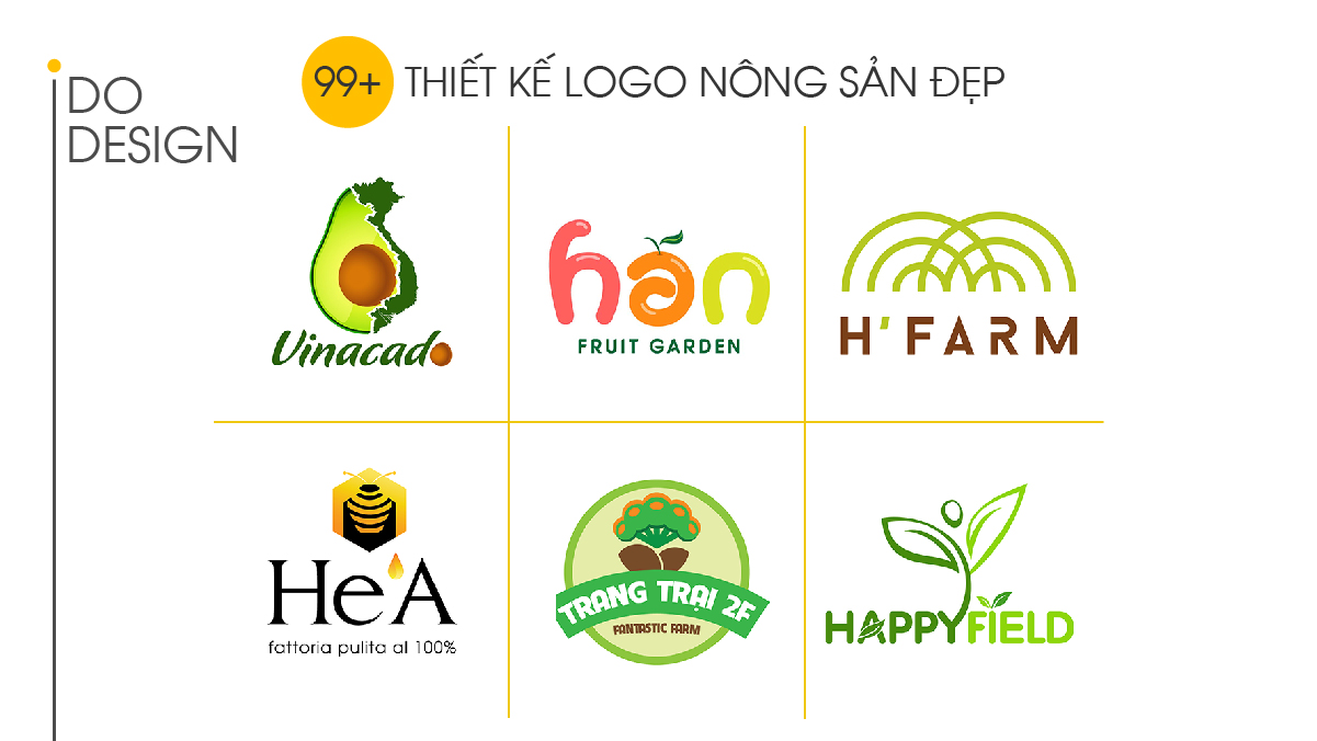 99+ ý tưởng thiết kế logo nông sản sạch, ấn tượng