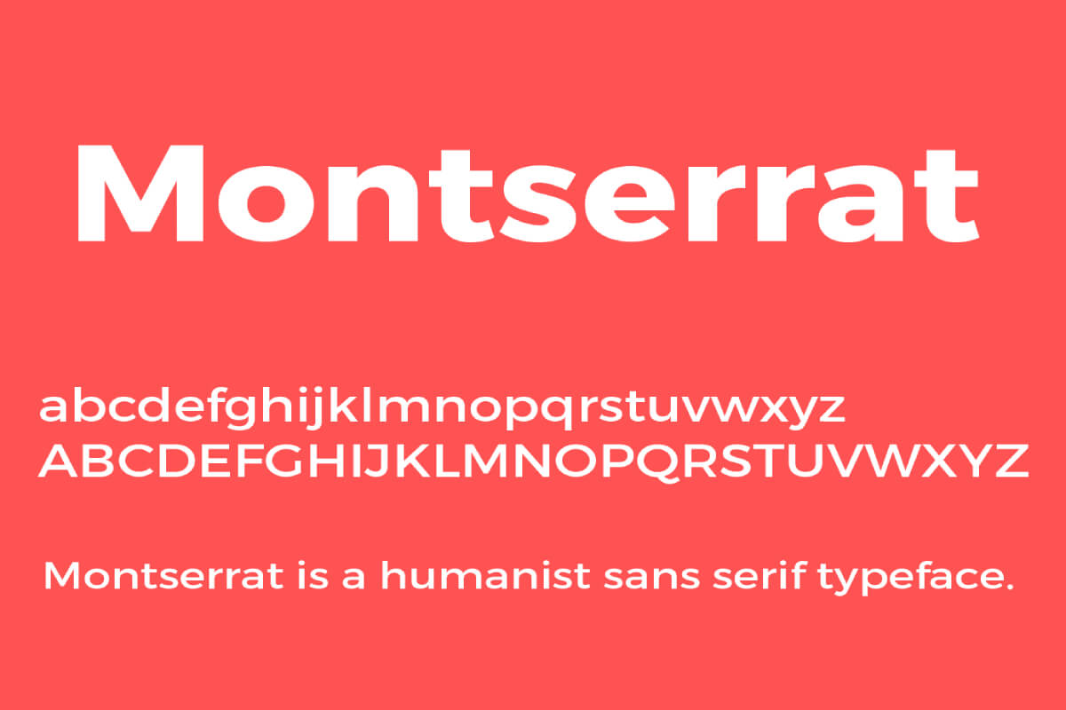 Font chữ Montserrat