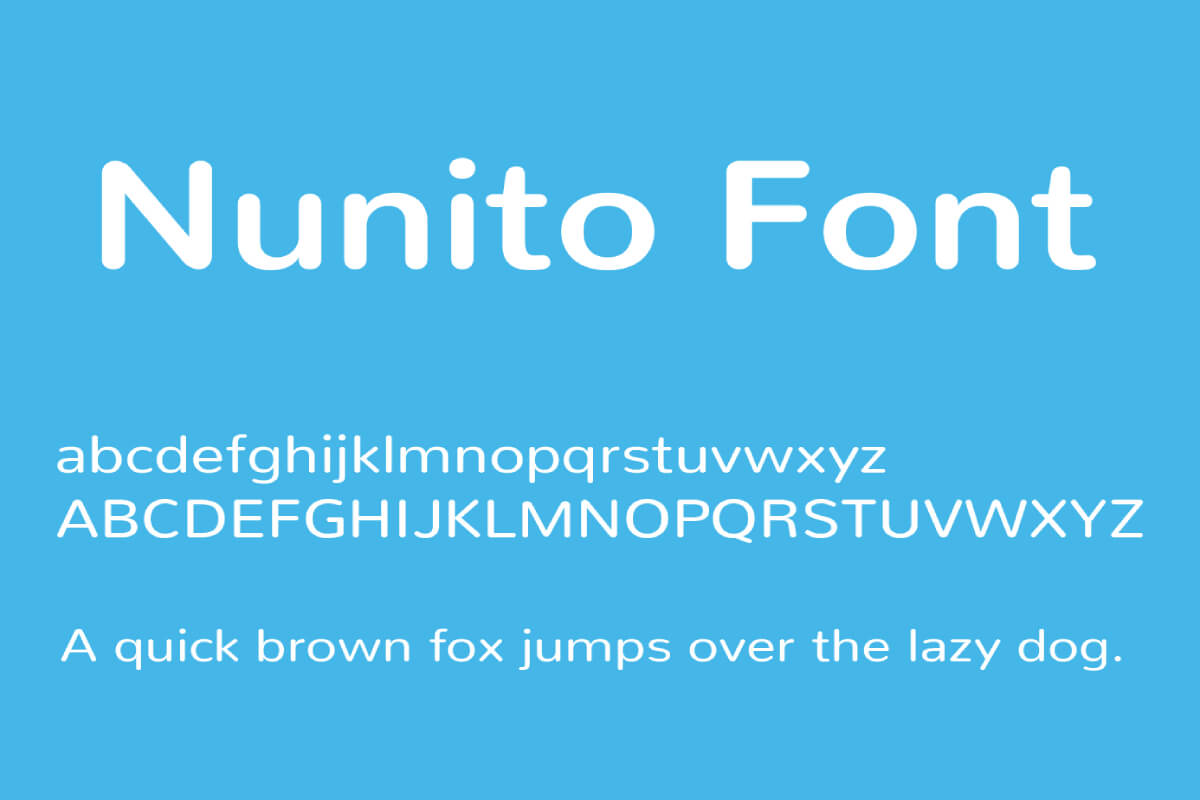 Nunito - Font chữ đẹp