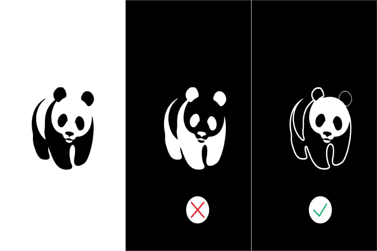 Logo âm bản của WWF mang tính mới lạ, ý nghĩa