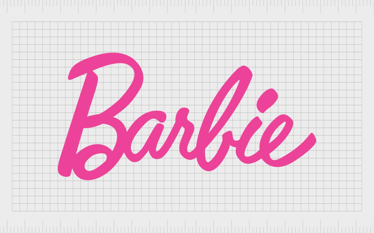Logo màu hồng của Barbie thể hiện sự nữ tính, thuần khiết hướng đến trẻ em và phụ nữ