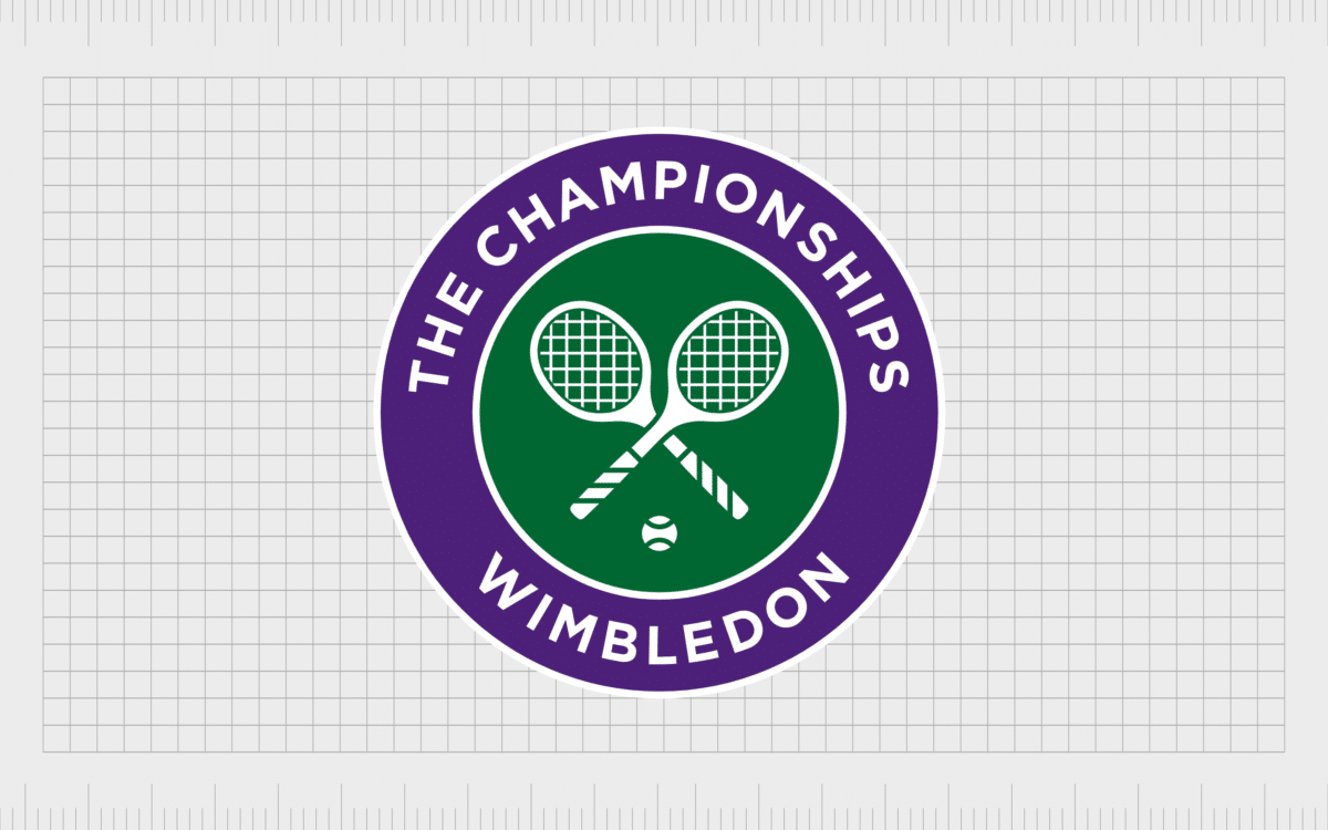 Logo màu tím Wimbledon tạo cảm giác thân thiện cho khách hàng