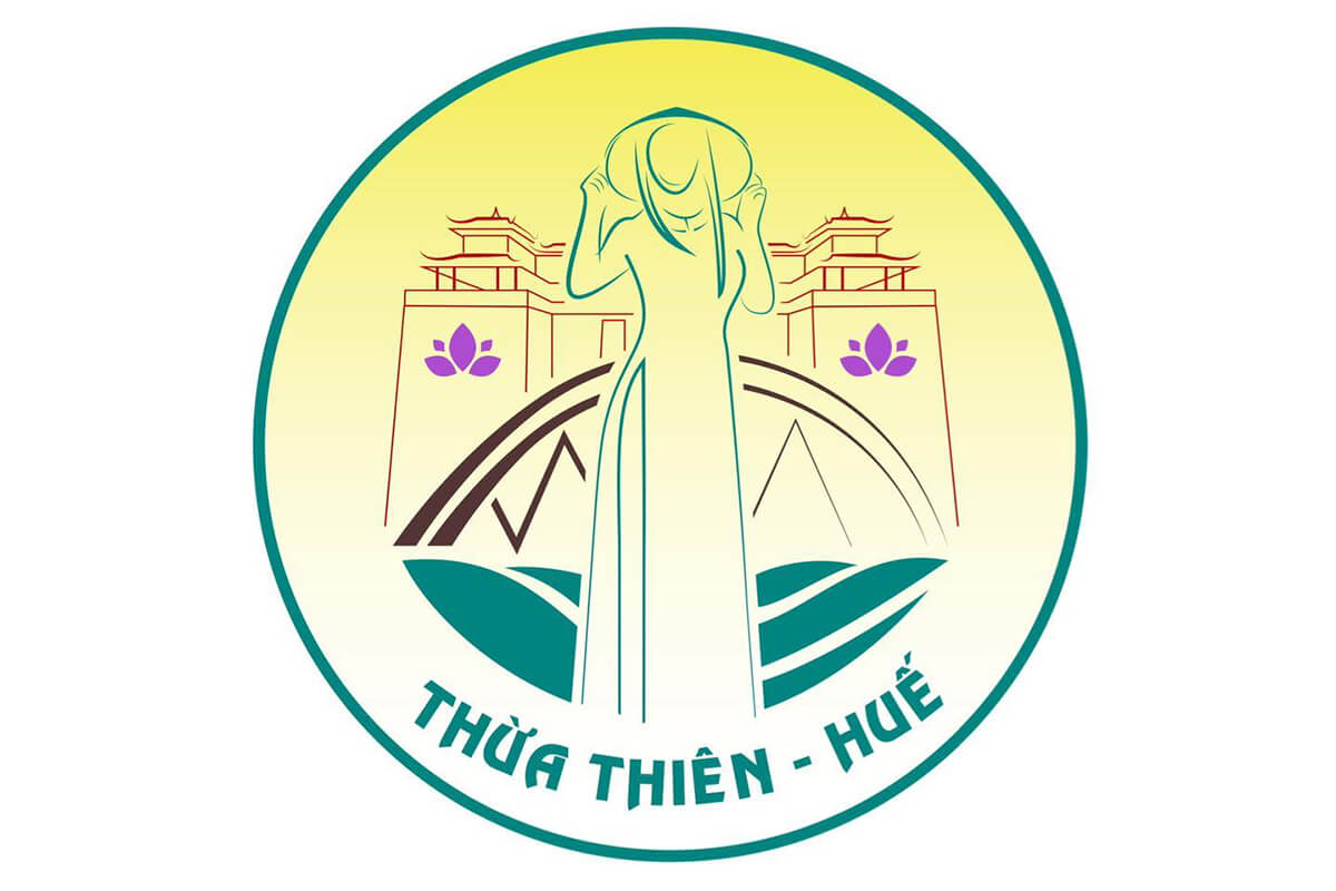 Mẫu logo du lịch Huế đặc trưng phong cách cố đô