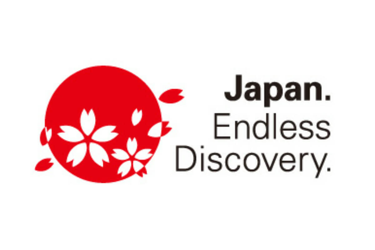 Mẫu logo du lịch Nhật Bản nổi bật ngôi làng cổ kính