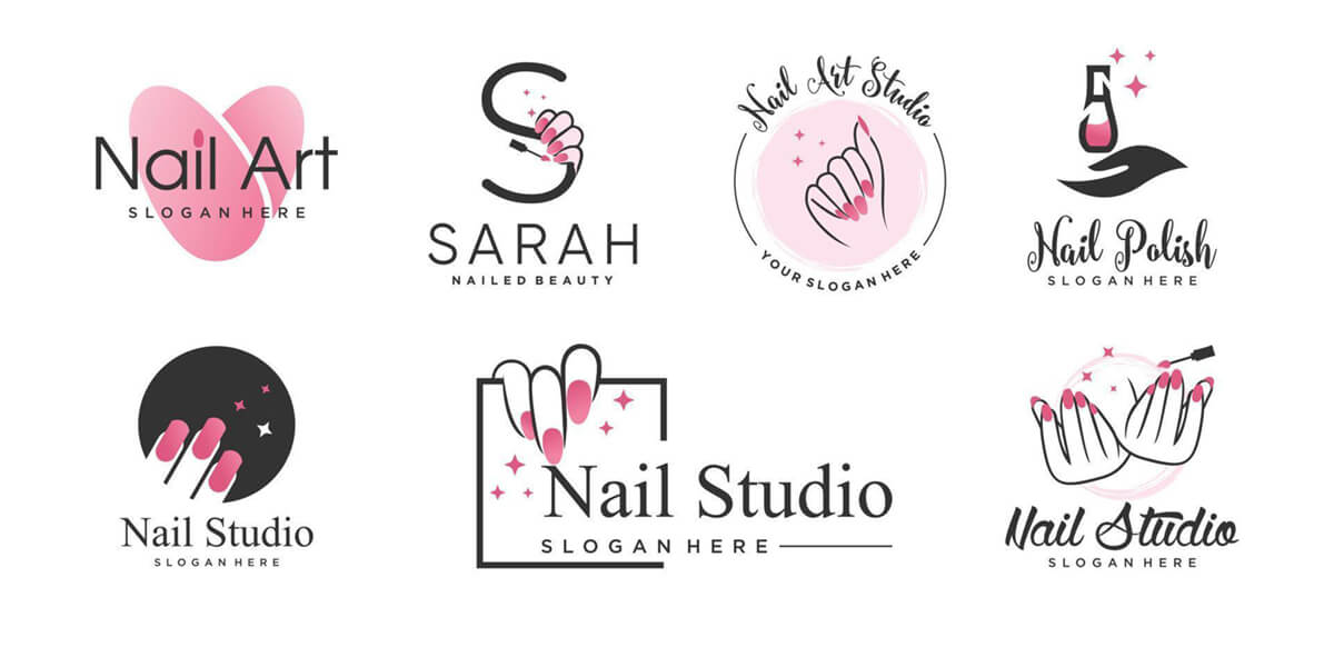 30 mẫu thiết kế logo tiệm nail đẹp ấn tượng độc đáo nhất