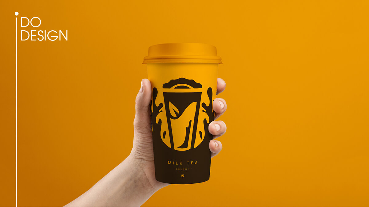 Mẫu thiết kế logo trà sữa đẹp