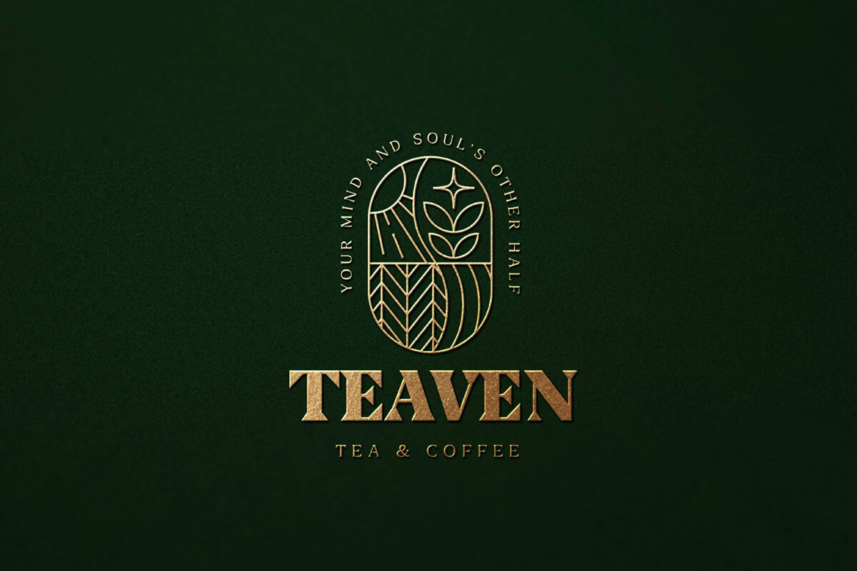 Mẫu logo cafe hiện đại, độc đáo