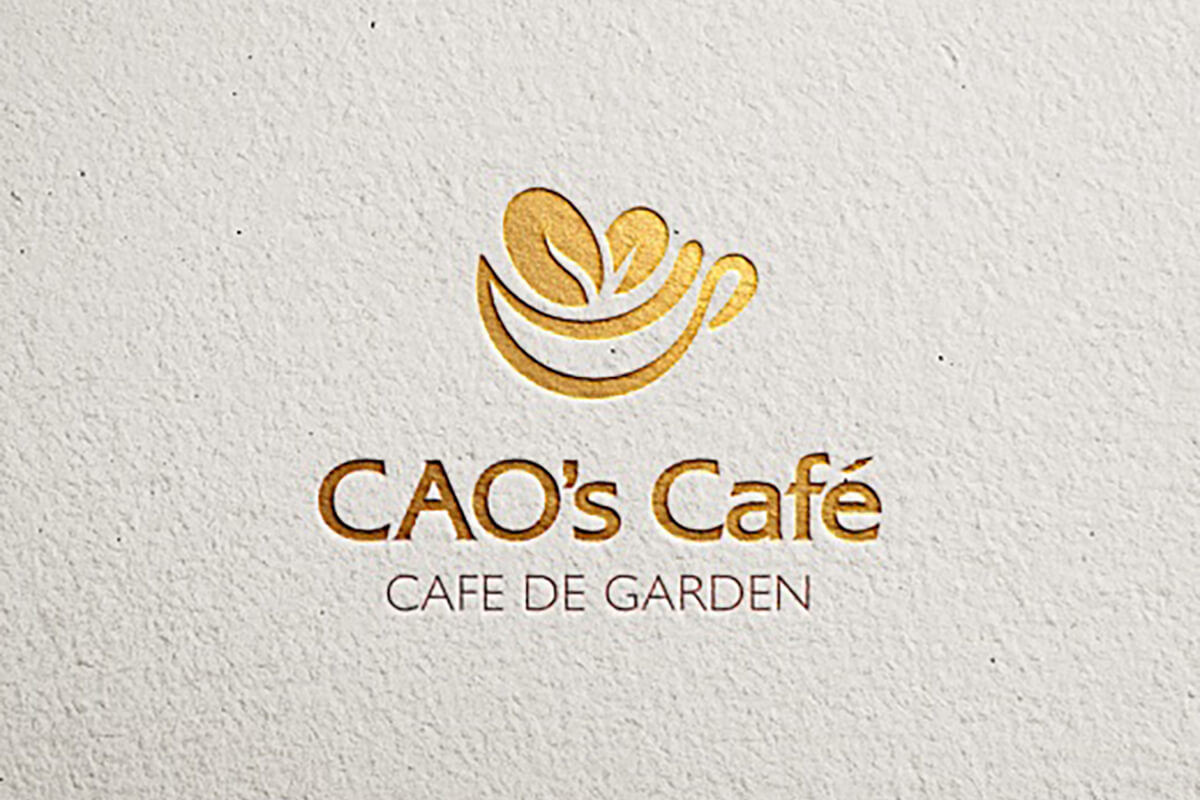 Mẫu logo cafe garden, sân vườn