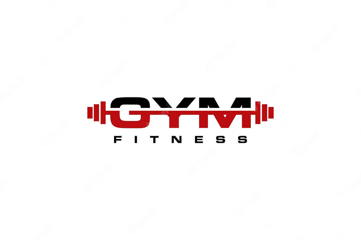 Logo gym sử dụng chữ cái để thể hiện tính chuyên nghiệp