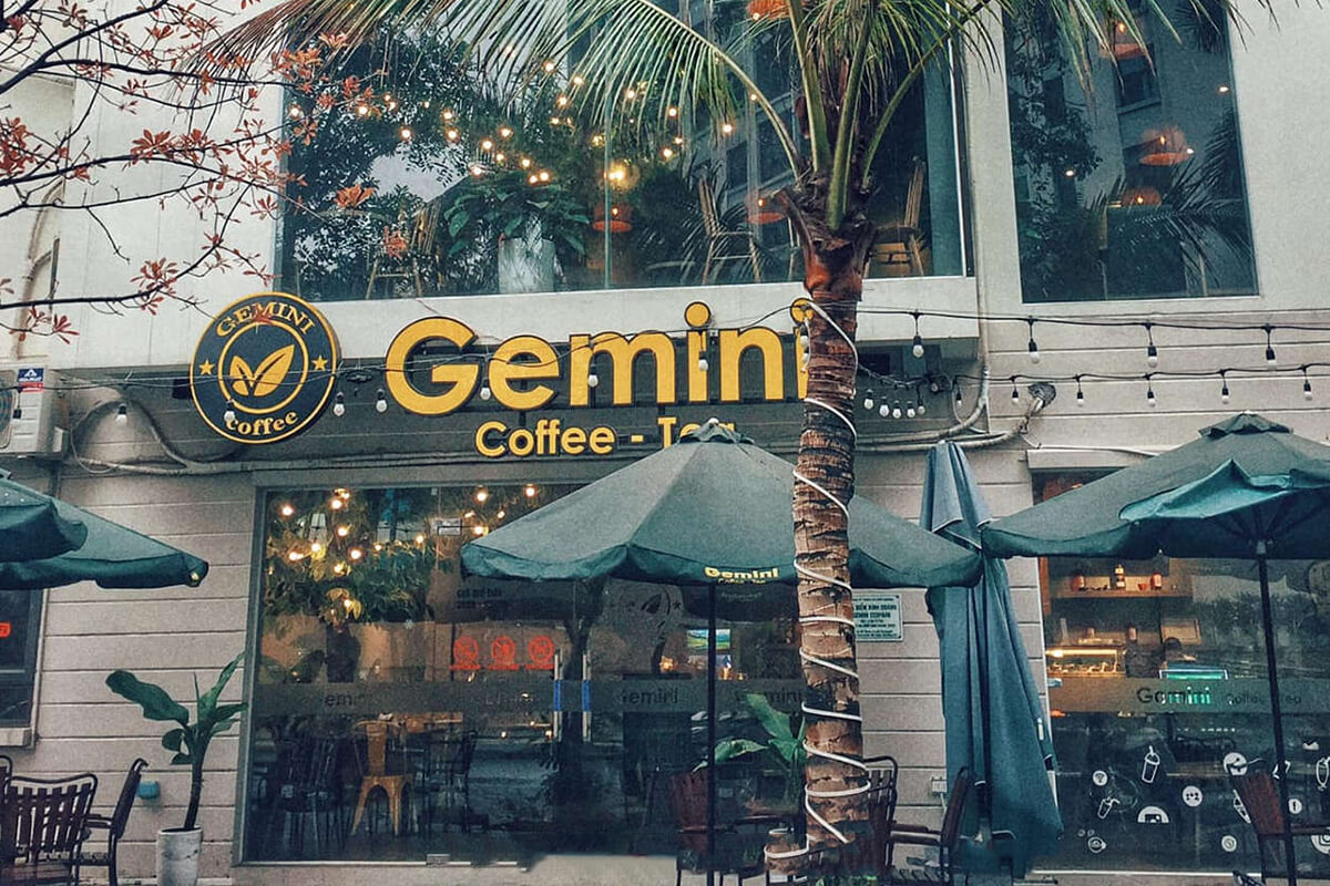 Nhượng quyền cafe Gemini chỉ từ 500 triệu