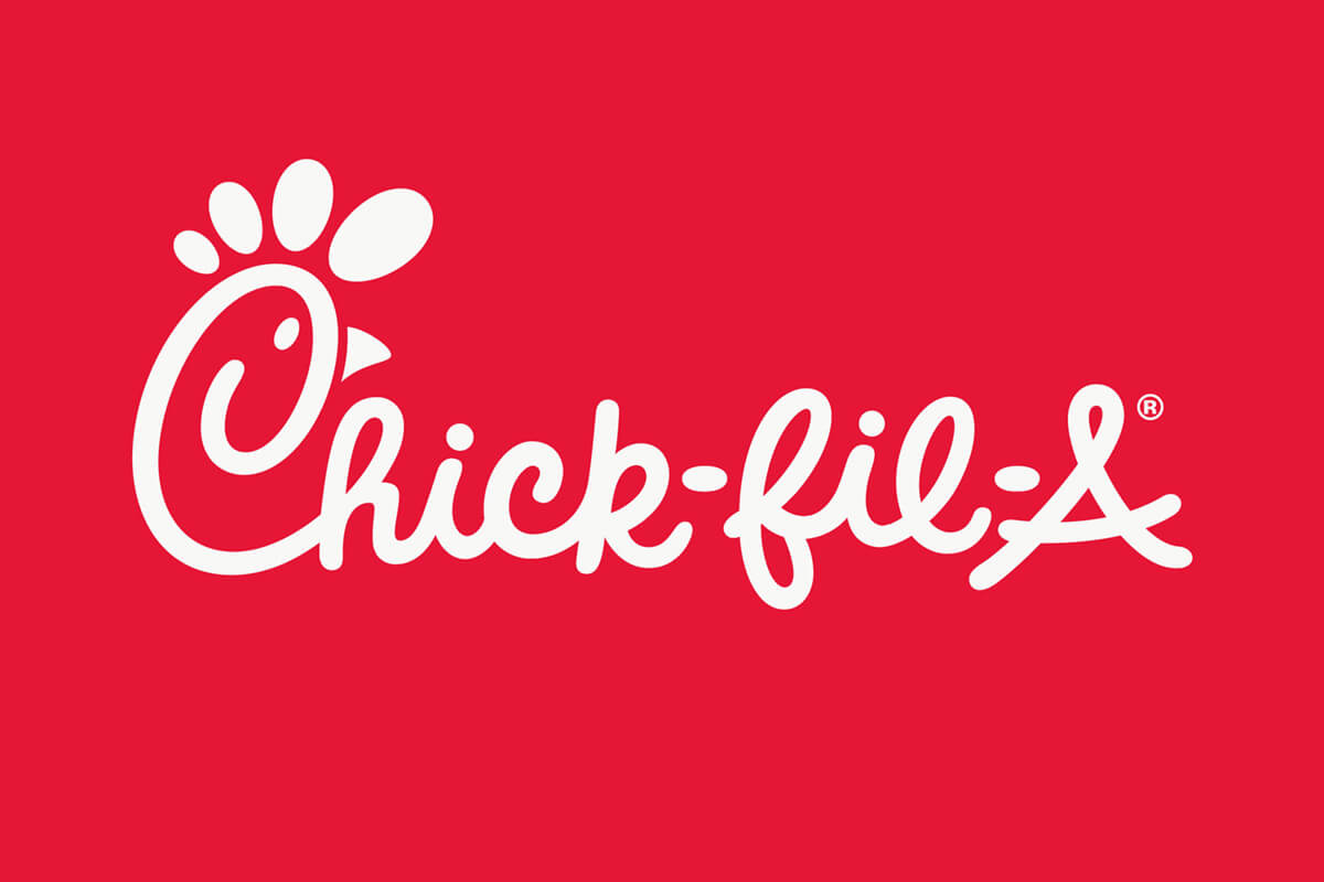 Logo Chick-fil-a tạo ấn tượng thị giác