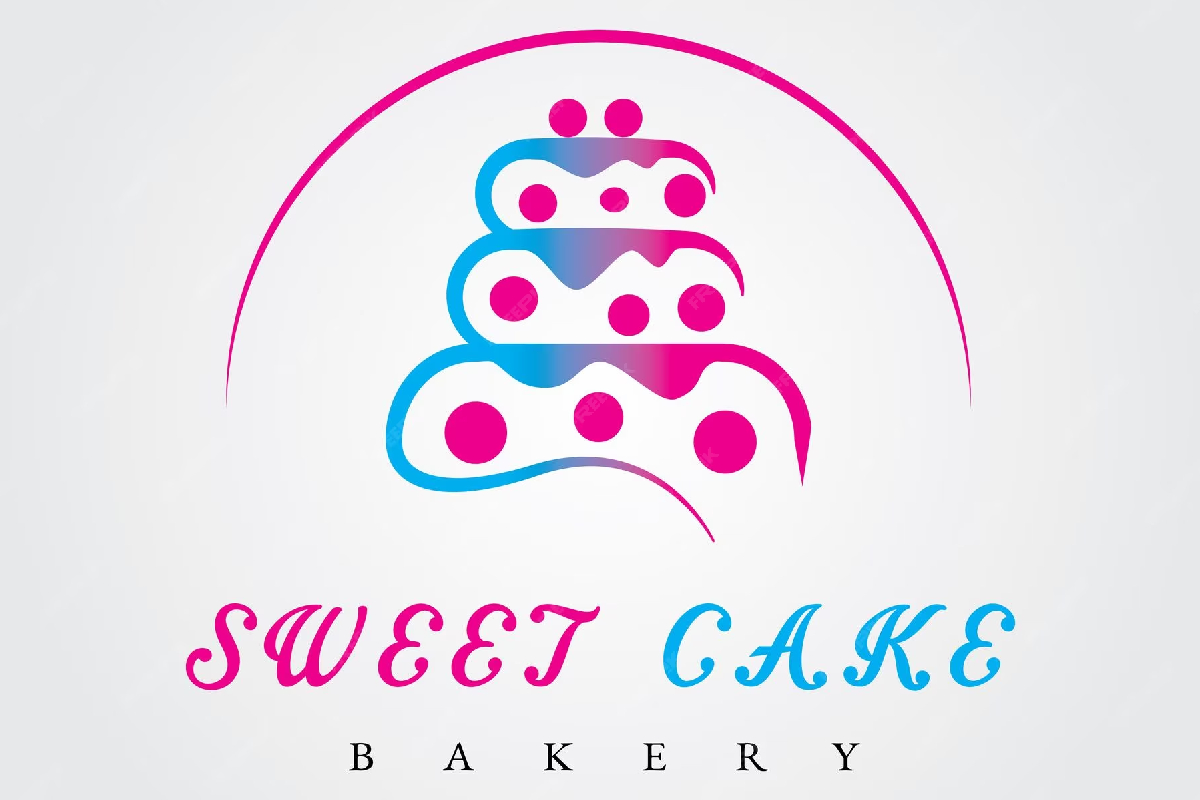 Logo tiệm bánh chuyển hiệu ứng màu ấn tượng