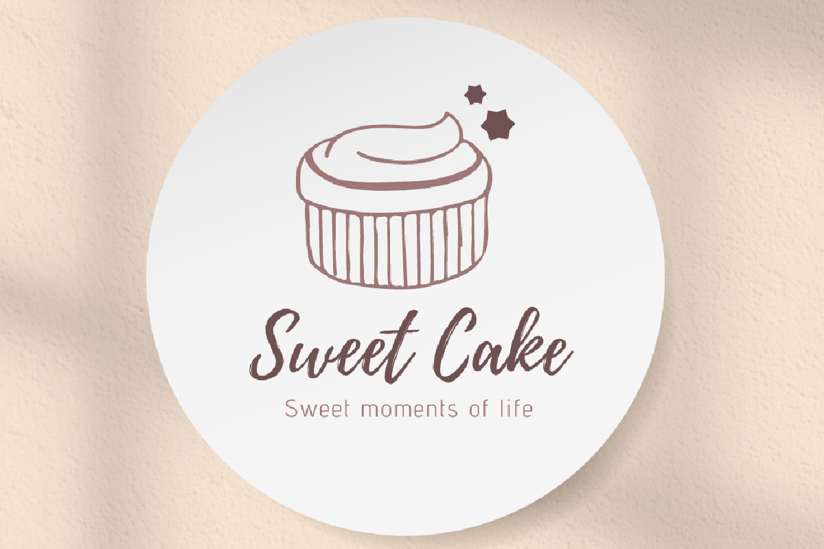 Logo tiệm bánh quý phái, đẹp mắt