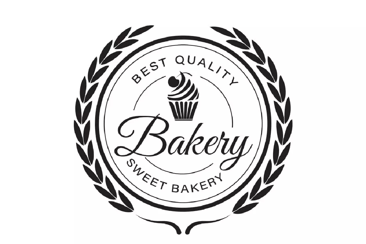 Logo tiệm bánh nhẹ nhàng, giản dị