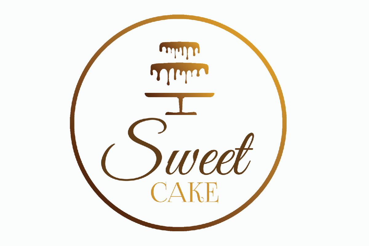 Logo tiệm bánh ngọt tinh tế, thanh lịch