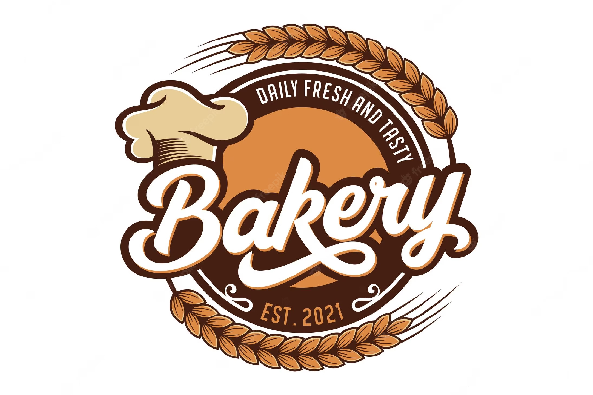 Logo tiệm bánh bắt mắt, sáng tạo