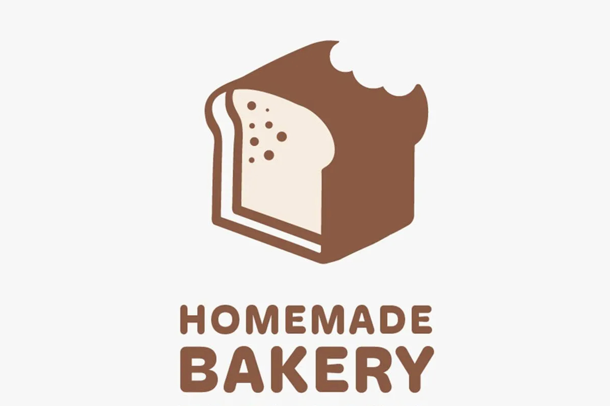 Logo tiệm bánh lấy hình ảnh đặc trưng của sản phẩm