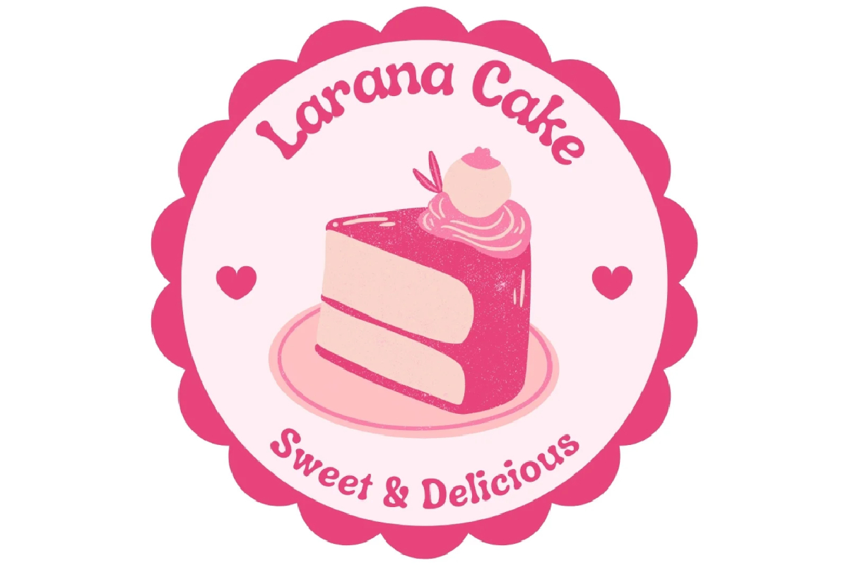 Logo tiệm bánh sống động