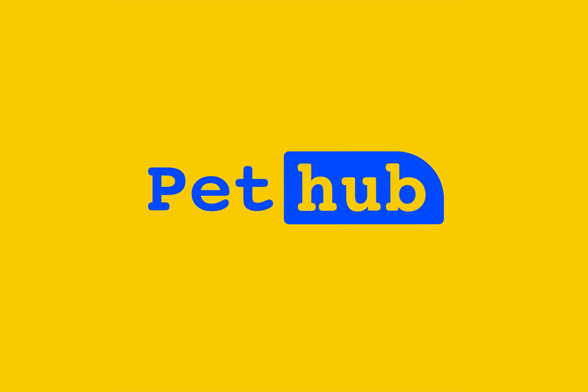 Mẫu logo thú cưng Pet Hub